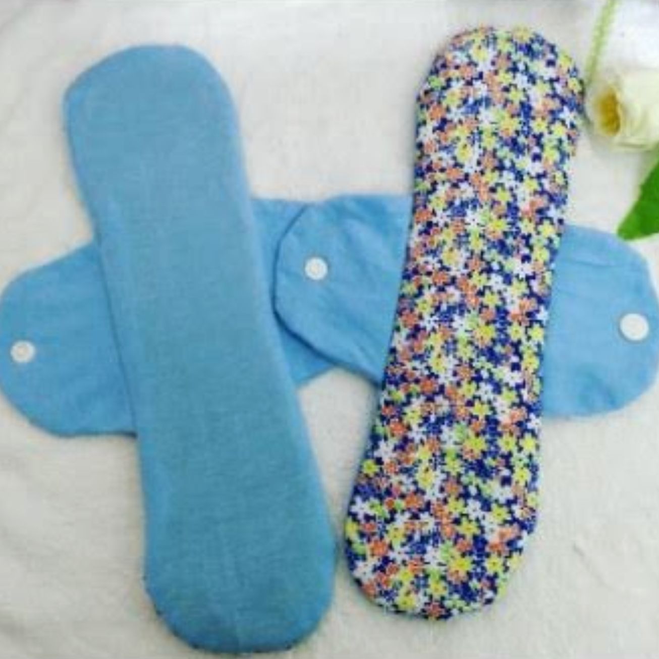 Reusable hand-sown pads (pack of 6)