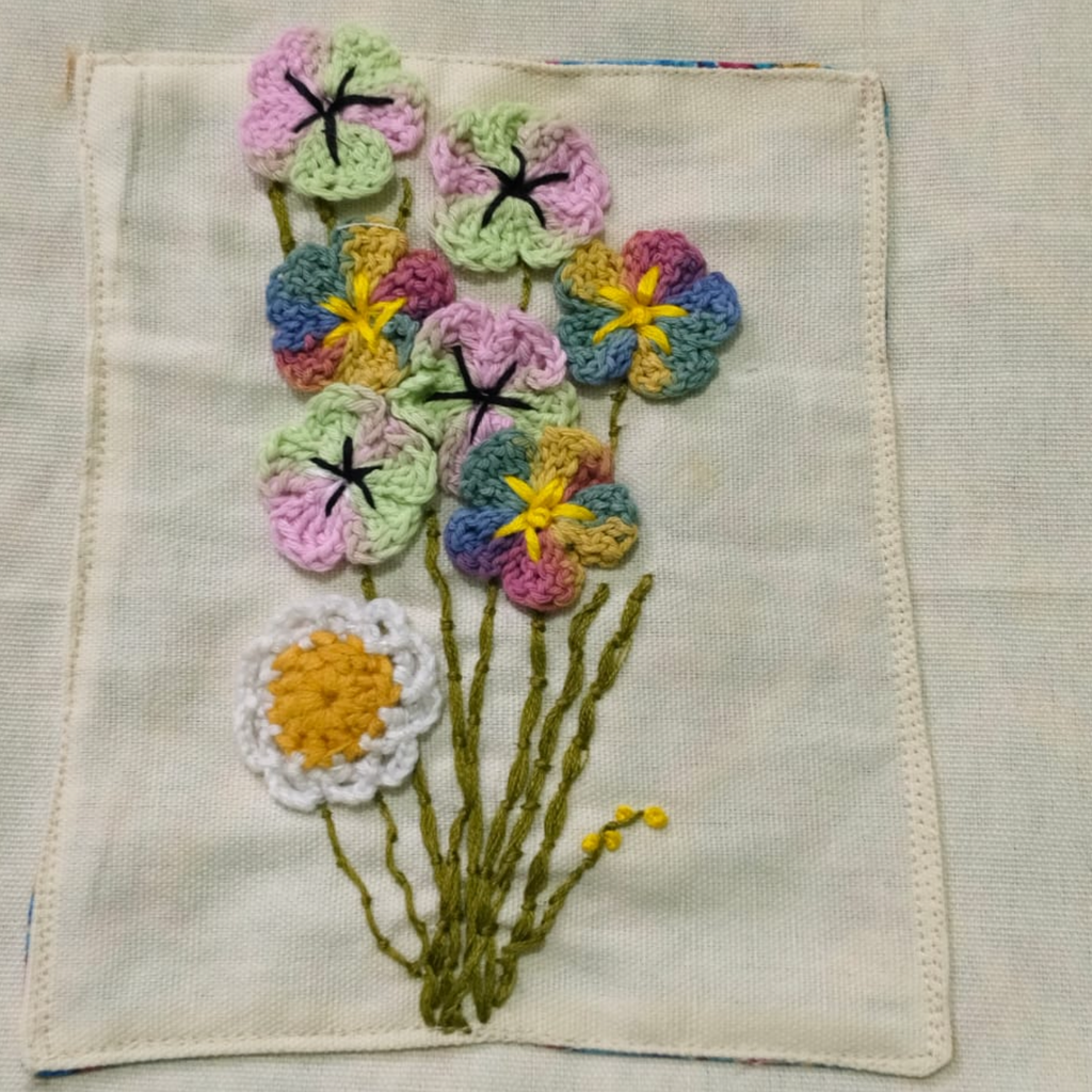 Colorful Flowers Tote Bag