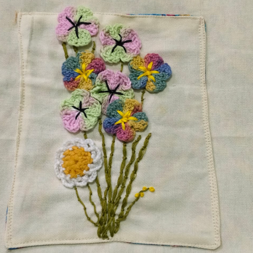 Colorful Flowers Tote Bag